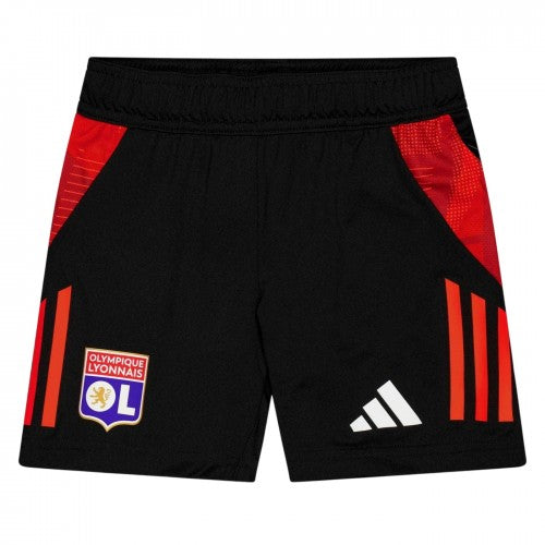 Front - Adidas Childrens/Kids Olympique Lyonnais Football Shorts