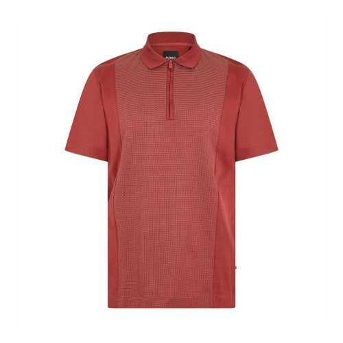 Front - Boss Mens Paras 365 Short-Sleeved Polo Shirt