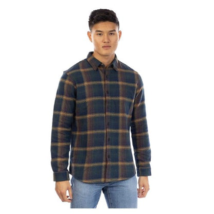 Front - Peter Werth Mens Abbott Collared Regular Shirt