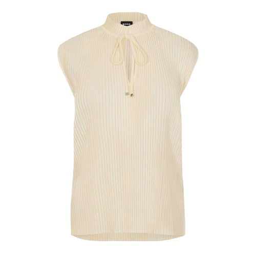 Front - Boss Womens/Ladies Emalla Ribbed Sleeveless Vest Top
