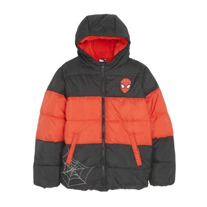 Front - Spider-Man Boys Padded Puffer Jacket