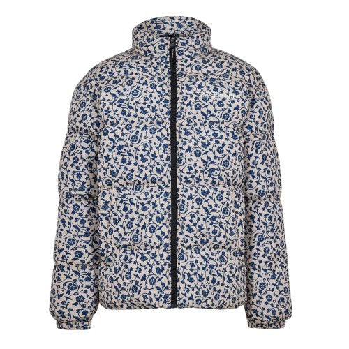 Front - NYC Unisex Adult Floral Pattern Puffer Jacket