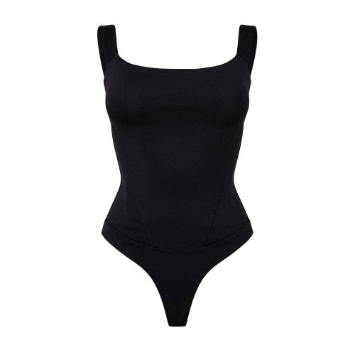 Front - Good American Womens/Ladies Corsey Bodysuit
