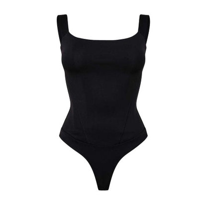 Front - Good American Womens/Ladies Corsey Bodysuit