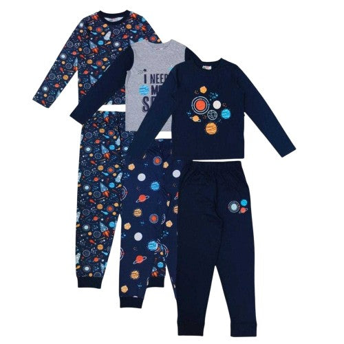 Front - Star Boys Pyjama Set (Pack of 3)