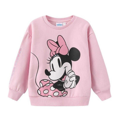 Front - Minnie Mouse Baby Girls Disney Comfort Sweatshirt