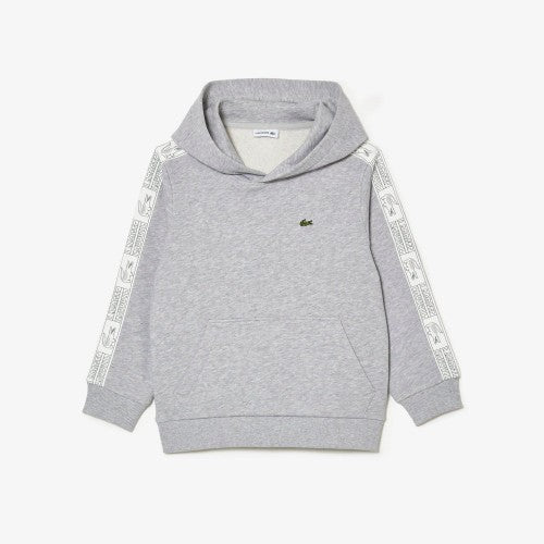 Front - Lacoste Childrens/Kids Cotton Fleece Hoodie