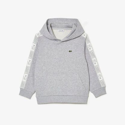Front - Lacoste Childrens/Kids Cotton Fleece Hoodie