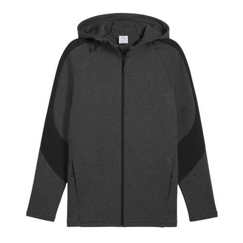 Front - Puma Mens Evostripe Full Zip Hoodie