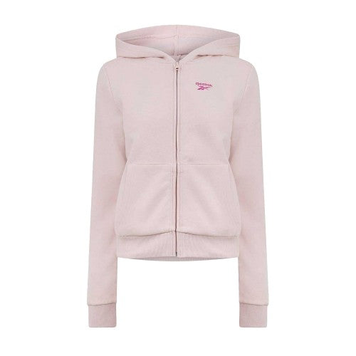 Front - Reebok Womens/Ladies Regular Full Zip Hoodie
