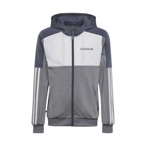 Front - Adidas Boys Originals Tracksuit Top