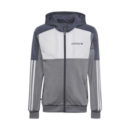Front - Adidas Boys Originals Tracksuit Top