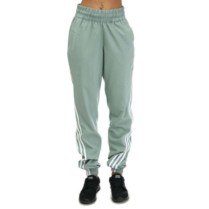 Front - Adidas Womens/Ladies Train Icons Woven Jogging Bottoms