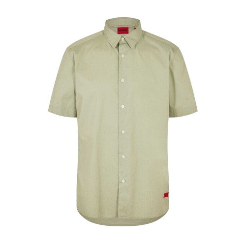 Front - Hugo Mens Regular Short-Sleeved Shirt