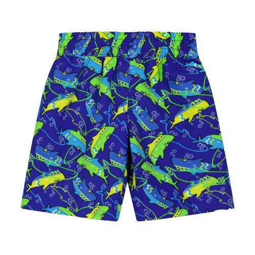 Front - Zoggs Boys Shark Swim Shorts