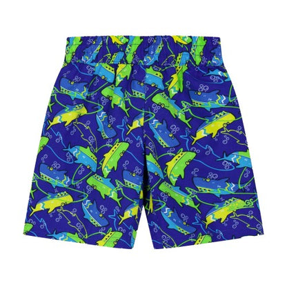 Front - Zoggs Boys Shark Swim Shorts