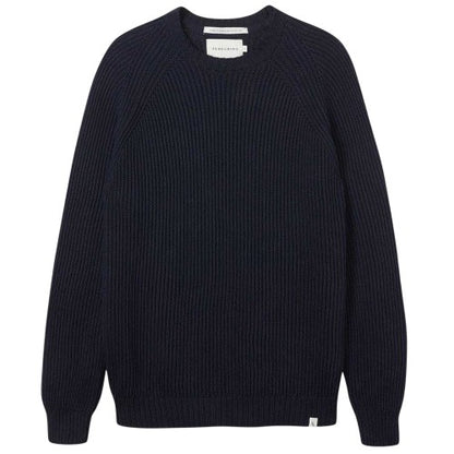 Front - Peregrine Mens Harry Ribbed Raglan Jumper