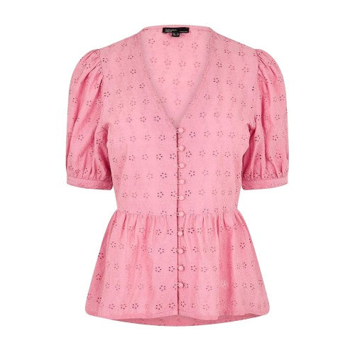 Front - Nobody´s Child Womens/Ladies Ria Puff Sleeve Blouse