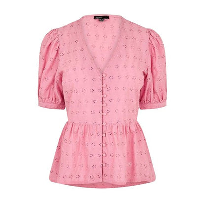 Front - Nobody´s Child Womens/Ladies Ria Puff Sleeve Blouse