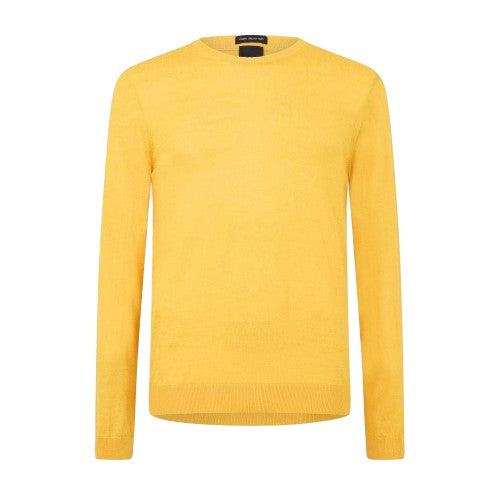 Front - Boss Mens Crew Neck Regular Sweater Top