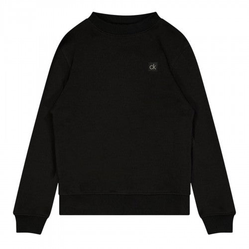 Front - Calvin Klein Childrens/Kids Embroidered Logo Golf Sweatshirt