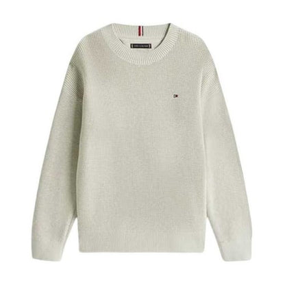 Front - Tommy Hilfiger Childrens/Kids Knitted Crew Neck Jumper