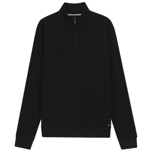 Front - Boss Mens Quarter Zip Jumper