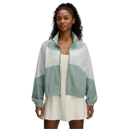 Front - Under Armour Womens/Ladies Rival Colour Block Waterproof Jacket