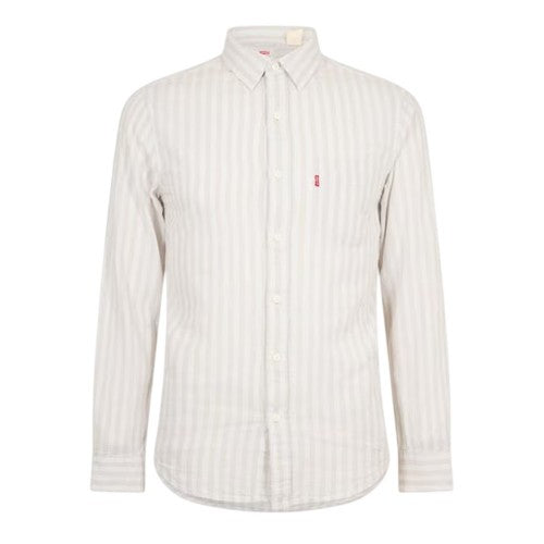 Front - Levis Mens Classic Long-Sleeved Shirt