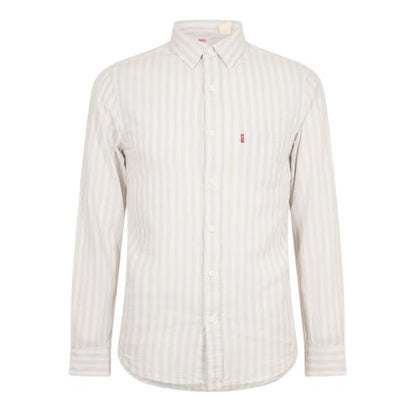 Front - Levis Mens Classic Long-Sleeved Shirt
