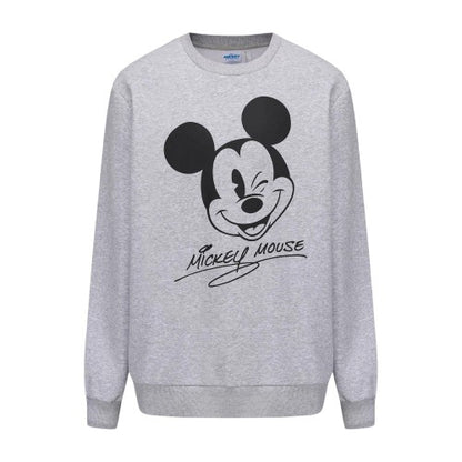 Front - Disney Mens Mickey Mouse Cotton Blend Sweatshirt