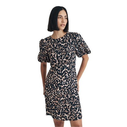 Front - Nobody´s Child Womens/Ladies Benita Leopard Print Mini Dress