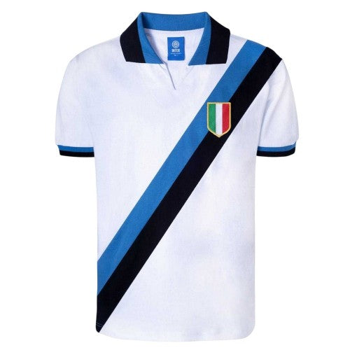 Front - Inter Milan FC Mens Internazionale 1964 Regular Polo Shirt