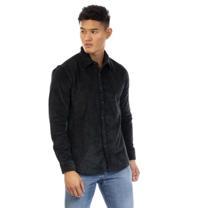 Front - Peter Werth Mens Corduroy Regular Shirt