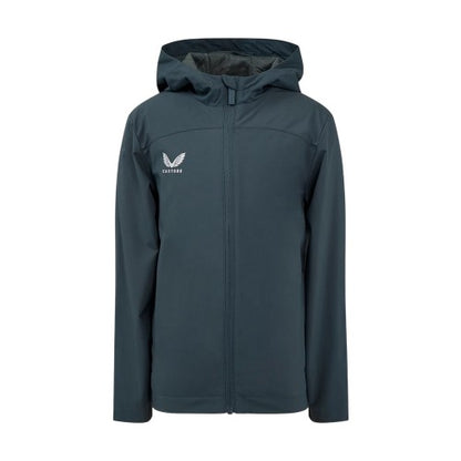 Front - Castore Childrens/Kids Logo Waterproof Jacket