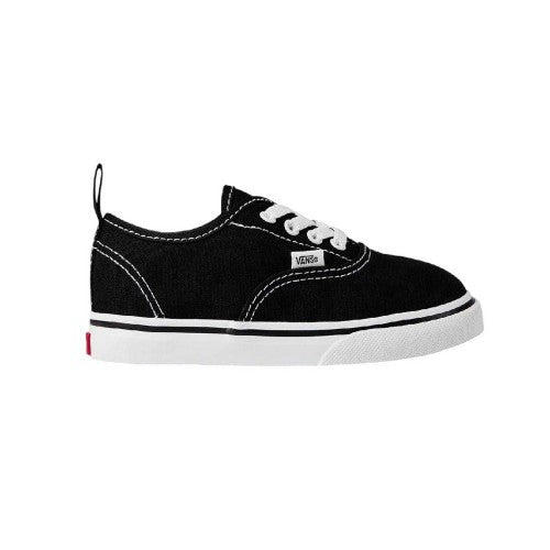 Front - Vans Baby Authentic Canvas Elastic Strap Shoes
