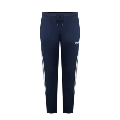 Front - Lonsdale Mens Striped Tapered Jogging Bottoms