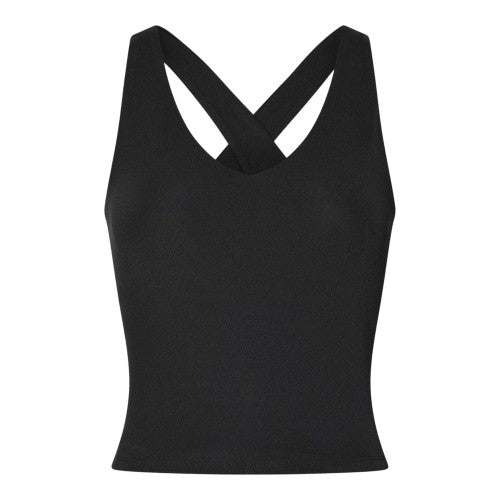 Front - Girlfriend Collective Womens/Ladies V Neck Slim Tank Top