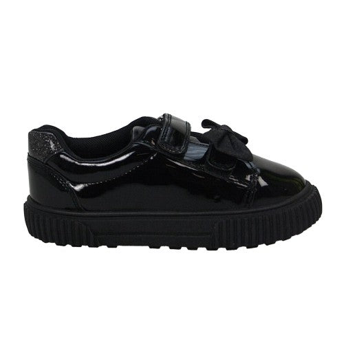 Front - Buckle My Shoe Childrens/Kids Hook and Loop Low Cut Slip-on Pumps