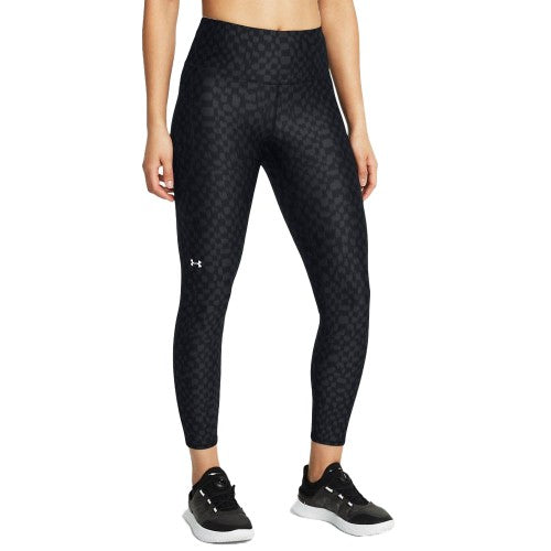 Front - Under Armour Womens/Ladies HeatGear Printed Ankle Length Leggings