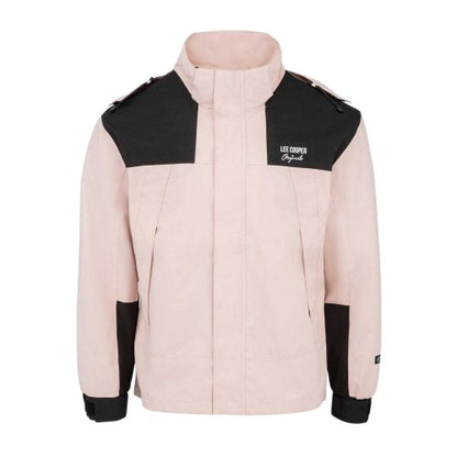 Front - Lee Cooper Mens Colour Block Polyester Outdoor Jacket