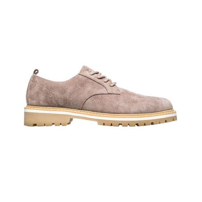 Front - CLAE Mens Logan Suede Derby Shoes