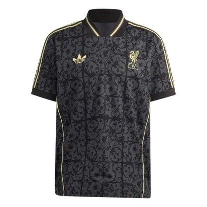 Front - Adidas Unisex Adult Liverpool FC V Neck Football Jersey