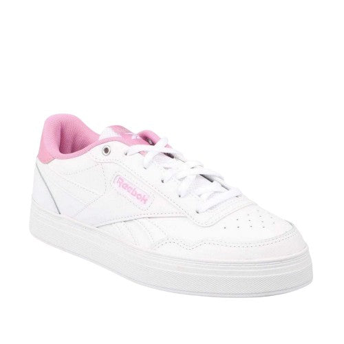 Front - Reebok Womens/Ladies Court Advance Bold Leather Trainers