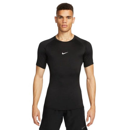 Front - Nike Mens Pro Core Dri-FIT Compression Tight Base Layer Top