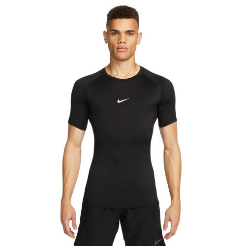 Front - Nike Mens Pro Core Dri-FIT Compression Tight Base Layer Top