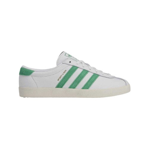 Front - Adidas Womens/Ladies Originals Sporty And Rich Leather Trainers