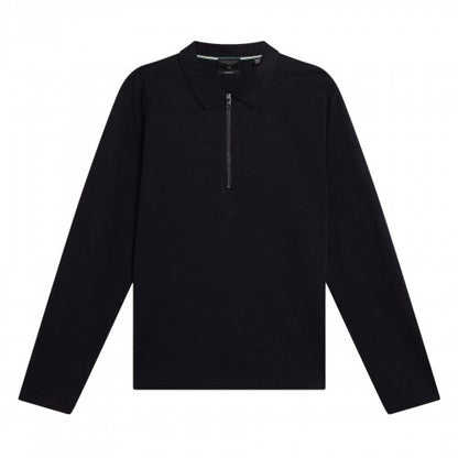 Front - Ted Baker Mens Half Zip Casual Cardigan