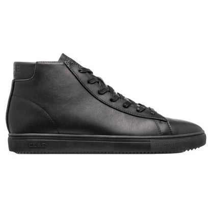 Front - CLAE Unisex Adult Bradley Leather Mid Cut Trainers