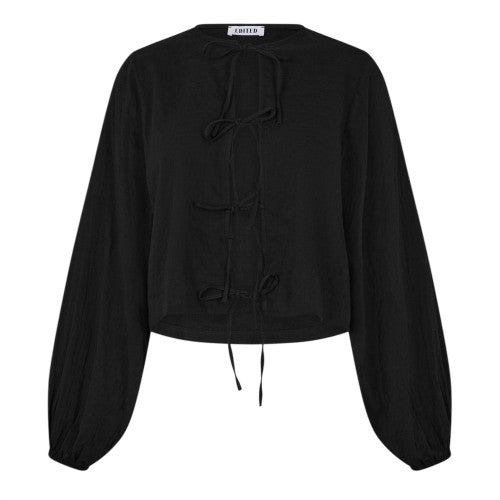 Front - Edited Womens/Ladies Lisanne Tie Detail Top